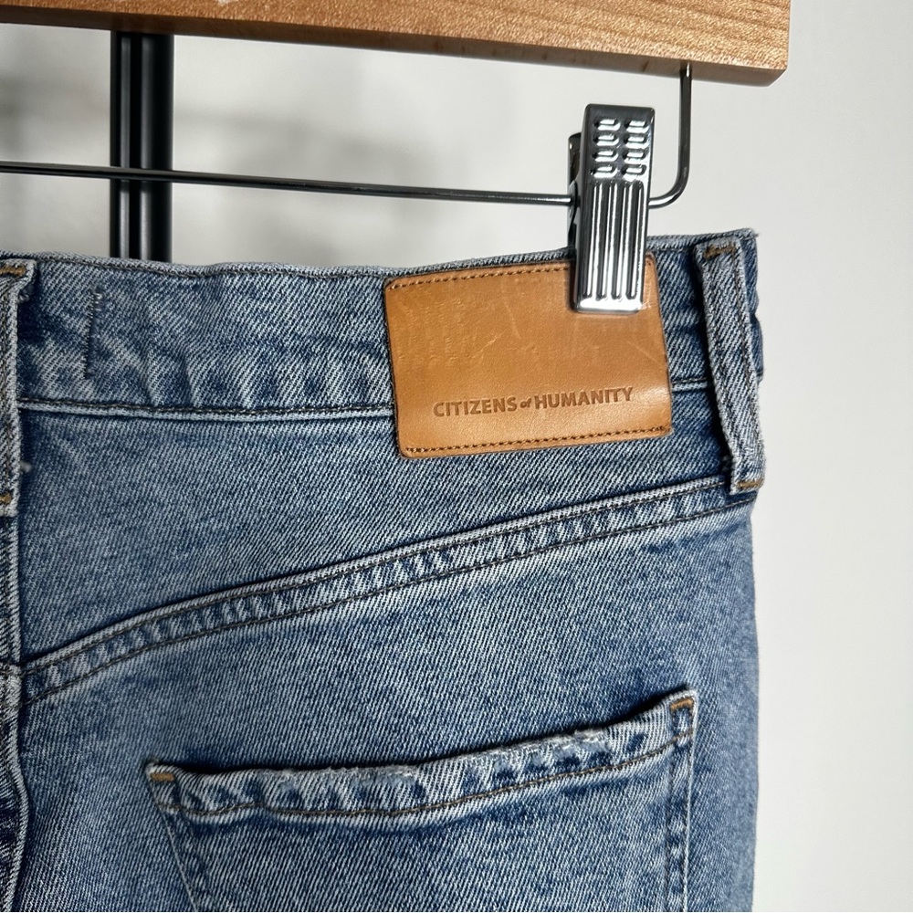 Citizens of Humanity Jolene High Rise Jeans Slim Straight Premium Denim - Picture 4 of 14